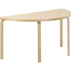 Aalto 96 Tisch Halbrund, Birke