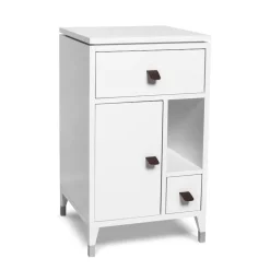 Abisko Bedside Table Short Legs, Veneer