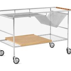 Alima NDS1 Servierwagen, Walnussfarben / Schwarzmatt