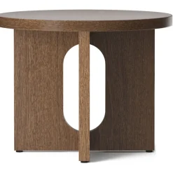 Androgyne Side Table Ø50 cm, Dark Stained Oak / Dark Stained Oak