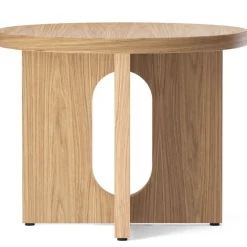 Androgyne Side Table Ø50 cm, Dark Stained Oak / Dark Stained Oak