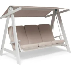 Aspö Hängematte mit Kissen, Weiß/Beige