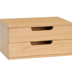 AtHand Wandregal / Nachttisch mit 2 Schubladen