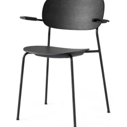 Co Dining Chair Black Steel w. Armrest