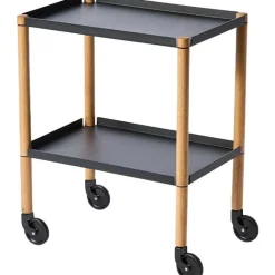 Connect Tabletttisch, Eiche / Schwarzmatt