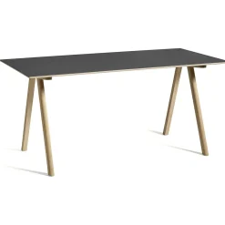 CPH 10 2.0 Schreibtisch, Mit Wasserlack Behandelte Eiche / Deep Blue