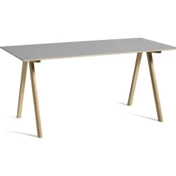 CPH 10 2.0 Schreibtisch, Mit Wasserlack Behandelte Eiche / Deep Blue
