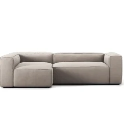 Grand 3-Sitzer-Sofa Liege Links, Sandshell Beige