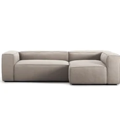 Grand 3-Sitzer-Sofa Liege Rechts, Sandshell Beige