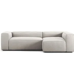 Grand 3-Sitzer-Sofa Liege Rechts, Sandshell Beige