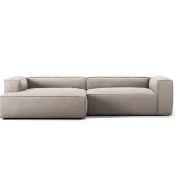 Grand 3-Sitzer-Sofa sonnenliege Links, Sandshell Beige