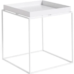 Tabletttisch 40x40 cm, Schwarz